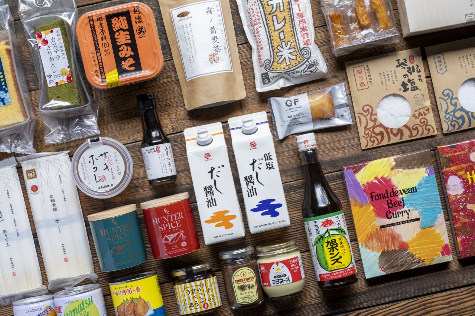 調味料は幅広い品揃えかつ高品質なものばかり